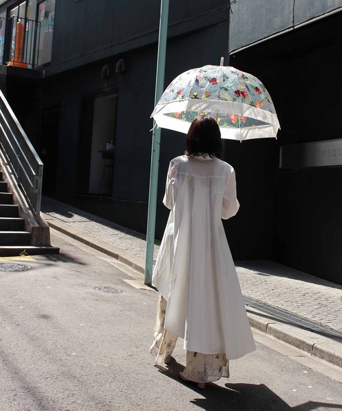 Three Four Time(スリーフォータイム)の「【plantica×Wpc.】FLOWER UMBRELLA PLASTIC @(長傘・レディース・レッド/ピンク/ブラウン/オフホワイト・FREE)」の6枚目の写真