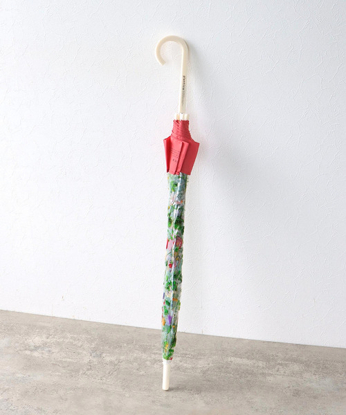 Three Four Time(スリーフォータイム)の「【plantica×Wpc.】FLOWER UMBRELLA PLASTIC @(長傘・レディース・レッド/ピンク/ブラウン/オフホワイト・FREE)」の14枚目の写真