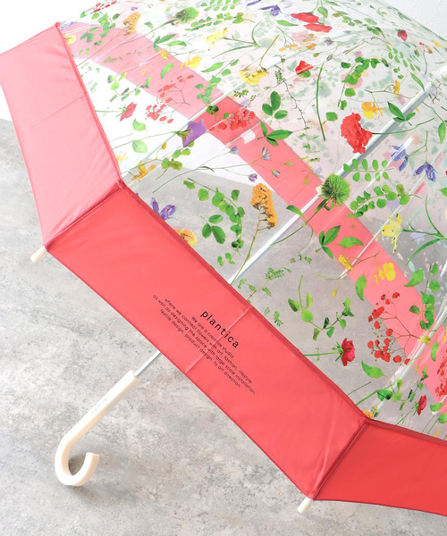 Three Four Time(スリーフォータイム)の「【plantica×Wpc.】FLOWER UMBRELLA PLASTIC @(長傘・レディース・レッド/ピンク/ブラウン/オフホワイト・FREE)」の17枚目の写真