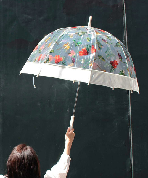 Three Four Time(スリーフォータイム)の「【plantica×Wpc.】FLOWER UMBRELLA PLASTIC @(長傘・レディース・レッド/ピンク/ブラウン/オフホワイト・FREE)」の22枚目の写真