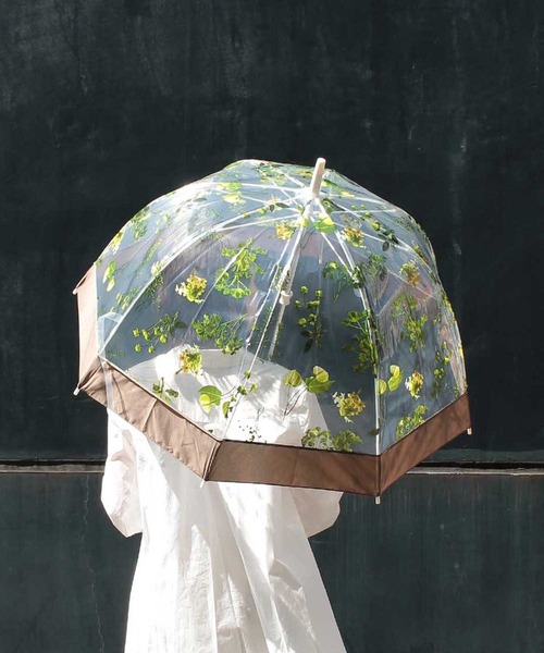 plantica×Wpc.】FLOWER UMBRELLA PLASTIC ＠（長傘）｜Three Four Time