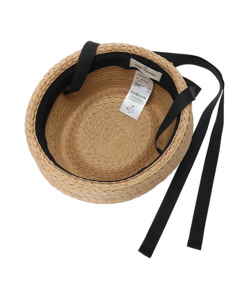 Samansa Mos2(サマンサ モスモス)の「リボンテープ付トーク帽(ハット・レディース・ベージュ/オフホワイト・フリ-)」の20枚目の写真