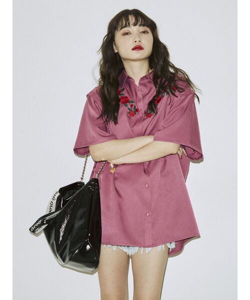 jouetie（ジュエティ）の「ロゴテープトートBAG（トートバッグ・レディース・ブラック/シルバー/グリーン・FREE）」の7枚目の写真