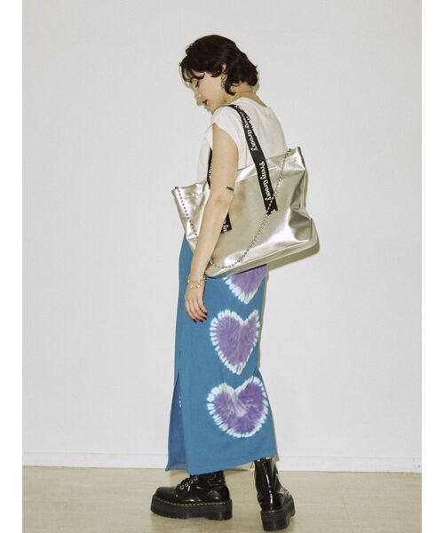 jouetie（ジュエティ）の「ロゴテープトートBAG（トートバッグ・レディース・ブラック/シルバー/グリーン・FREE）」の21枚目の写真