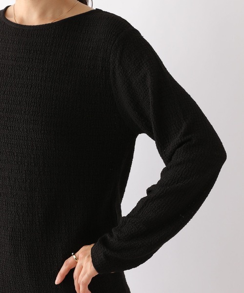 LEPSIM(レプシィム)の「レーシーシャーリングプルオーバー 180660(Tシャツ/カットソー・レディース・ライトパープル/ブラック/オフホワイト/グリーン・FREE)」の21枚目の写真
