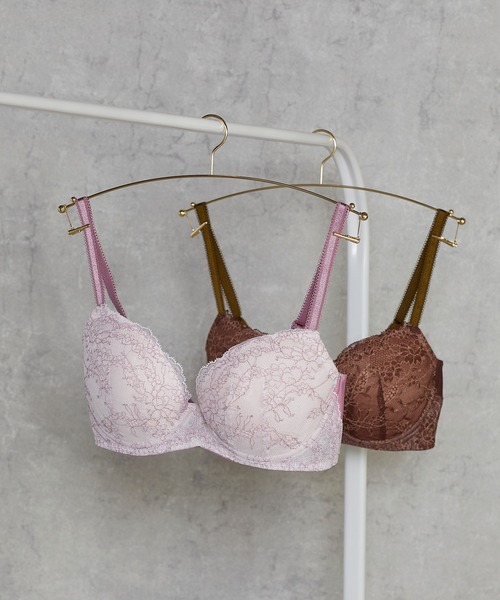 ほわピタカップがバストに密着＆まるむねキープ】ふゆうする 3/4カップ