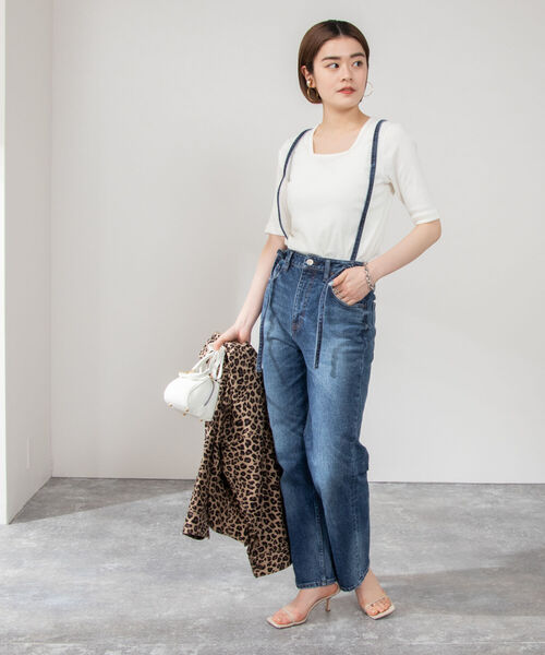 NOLLEY’S(ノーリーズ)の「【Healthy denim/ヘルシーデニム】Olive(デニムパンツ・レディース・ネイビー・25/24/23)」の15枚目の写真