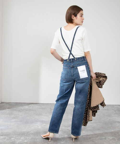 NOLLEY’S(ノーリーズ)の「【Healthy denim/ヘルシーデニム】Olive(デニムパンツ・レディース・ネイビー・25/24/23)」の10枚目の写真