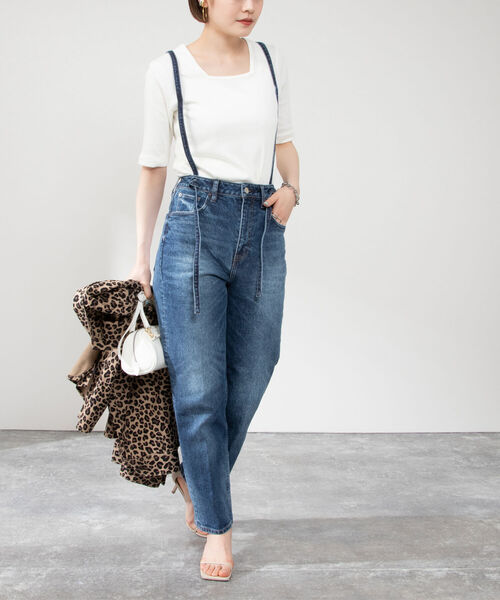 NOLLEY’S(ノーリーズ)の「【Healthy denim/ヘルシーデニム】Olive(デニムパンツ・レディース・ネイビー・25/24/23)」の13枚目の写真