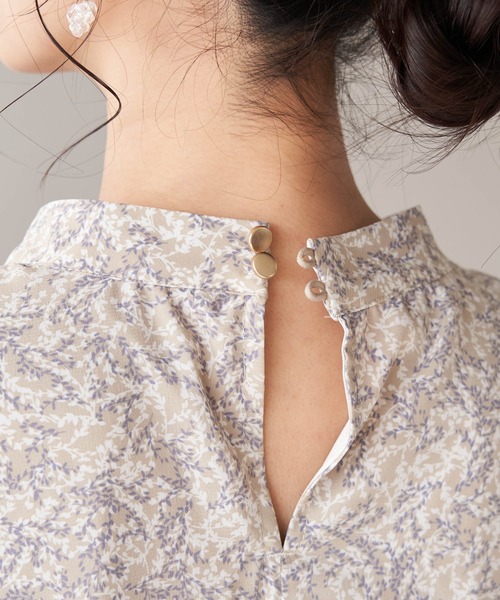 ROPE' PICNIC(ロペピクニック)の「花柄ワンピース(ワンピース・レディース・ブラック/ベージュ系その他/サックスブルー/イエロー・38)」の15枚目の写真