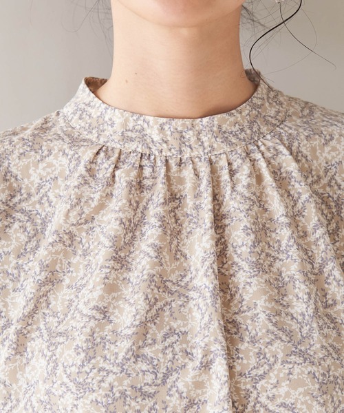 ROPE' PICNIC(ロペピクニック)の「花柄ワンピース(ワンピース・レディース・ブラック/ベージュ系その他/サックスブルー/イエロー・38)」の7枚目の写真