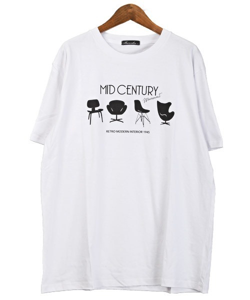 LUXSTYLE(ラグスタイル)の「グラフィックイラストプリント半袖Tシャツ(Tシャツ/カットソー・メンズ・ブラック/ブルー/ホワイト・L/M/XL)」の10枚目の写真