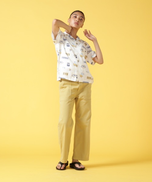 AVIREX（アヴィレックス）の「ALOHA SHIRT/ アロハシャツ（シャツ/ブラウス・レディース・ネイビー/オフホワイト/オレンジ/ホワイト・FREE/F）」の22枚目の写真