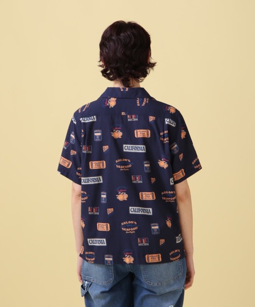 AVIREX（アヴィレックス）の「ALOHA SHIRT/ アロハシャツ（シャツ/ブラウス・レディース・ネイビー/オフホワイト/オレンジ/ホワイト・FREE/F）」の17枚目の写真