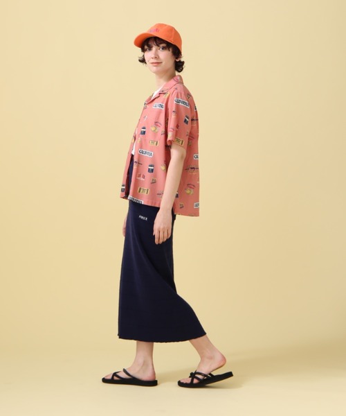 AVIREX（アヴィレックス）の「ALOHA SHIRT/ アロハシャツ（シャツ/ブラウス・レディース・ネイビー/オフホワイト/オレンジ/ホワイト・FREE/F）」の20枚目の写真