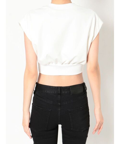 MURUA（ムルーア）の「スクエアリブタンク（Tシャツ/カットソー・レディース・ブラック/ホワイト・FREE）」の14枚目の写真