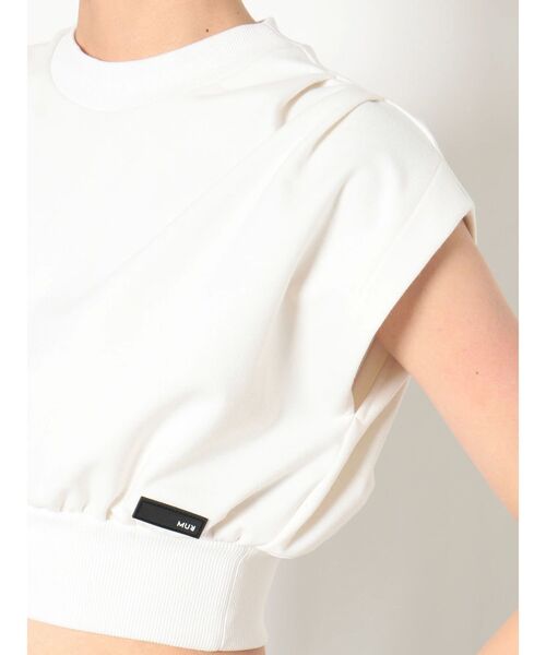 MURUA（ムルーア）の「スクエアリブタンク（Tシャツ/カットソー・レディース・ブラック/ホワイト・FREE）」の16枚目の写真