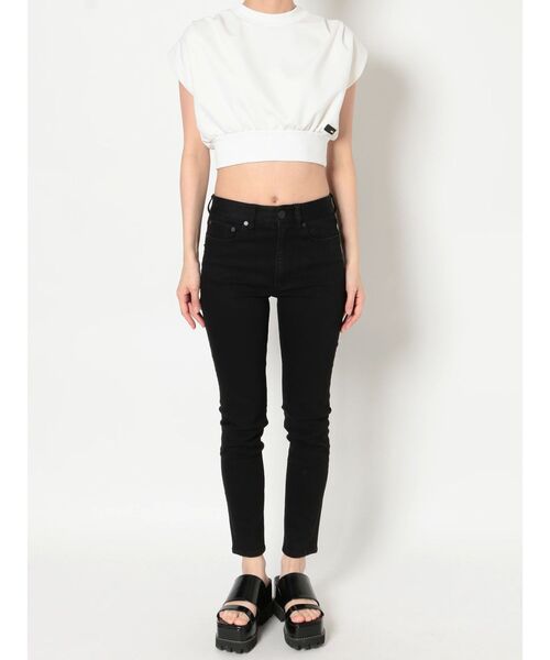 MURUA（ムルーア）の「スクエアリブタンク（Tシャツ/カットソー・レディース・ブラック/ホワイト・FREE）」の18枚目の写真