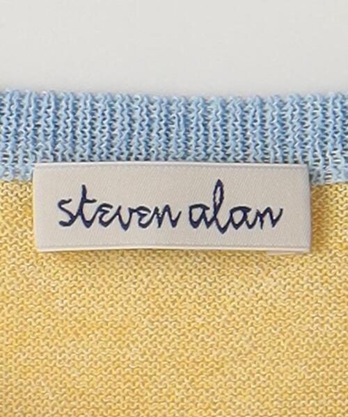 「Steven Alan」 半袖ニット FREE オフホワイト レディース STEVEN ALAN 「Steven Alan」 半袖ニット FREE オフホワイト