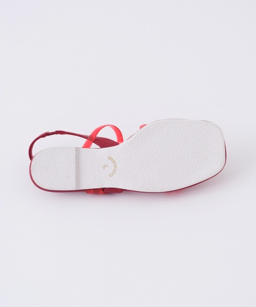 one after another NICE CLAUP（ワンアフターアナザーナイスクラップ）の「クリアチューブフラットサンダル（サンダル・レディース・アイボリー/ピンク/レッド・SMALL/MEDIUM/LARGE）」の13枚目の写真