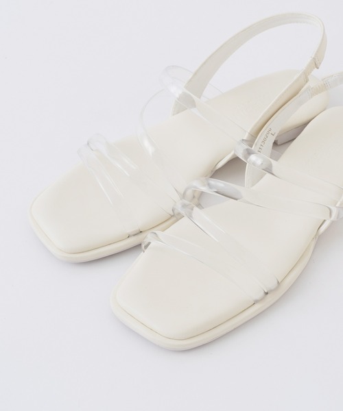 one after another NICE CLAUP（ワンアフターアナザーナイスクラップ）の「クリアチューブフラットサンダル（サンダル・レディース・アイボリー/ピンク/レッド・SMALL/MEDIUM/LARGE）」の19枚目の写真