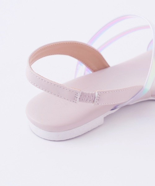 one after another NICE CLAUP（ワンアフターアナザーナイスクラップ）の「クリアチューブフラットサンダル（サンダル・レディース・アイボリー/ピンク/レッド・SMALL/MEDIUM/LARGE）」の7枚目の写真