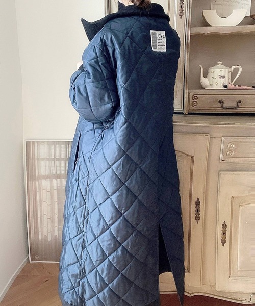 Java（ジャバ）の「《Javaジャバコラボ》クールに仕上がる。2way スタンドカラー リバーシブルロングコート（ミリタリージャケット・メンズ・ブラック/アイボリー/グレイッシュブルー・LARGE/MEDIUM/SMALL/X-LARGE）」の21枚目の写真