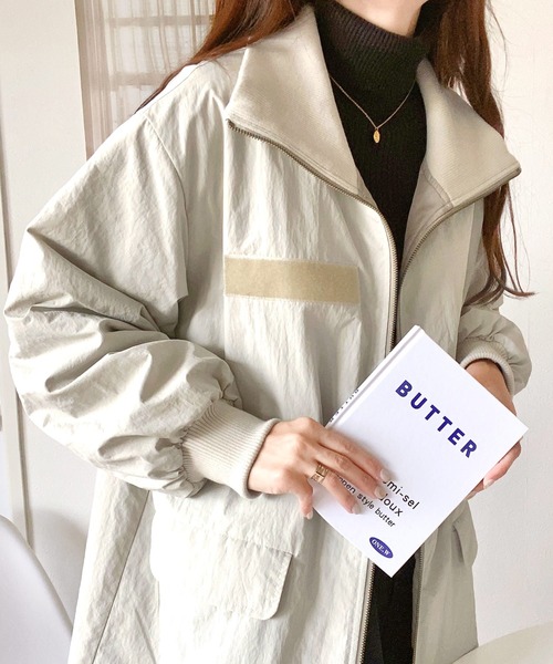 Java（ジャバ）の「《Javaジャバコラボ》クールに仕上がる。2way スタンドカラー リバーシブルロングコート（ミリタリージャケット・メンズ・ブラック/アイボリー/グレイッシュブルー・LARGE/MEDIUM/SMALL/X-LARGE）」の17枚目の写真