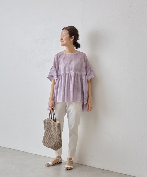BEARDSLEY - ♪　モコ　　BEARDSLEY　さらっとシャツ　ラベンダー色　試着のみ　♪ BEARDSLEY - ♪ モコ様専用 BEARDSLEY さらっとシャツ