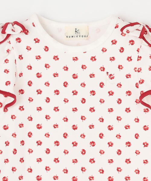 組曲(クミキョク)の「【110-140㎝】サンパラソル Tシャツ(Tシャツ/カットソー・キッズ・レッド系5/ネイビー系5・110/140/120/130)」の10枚目の写真