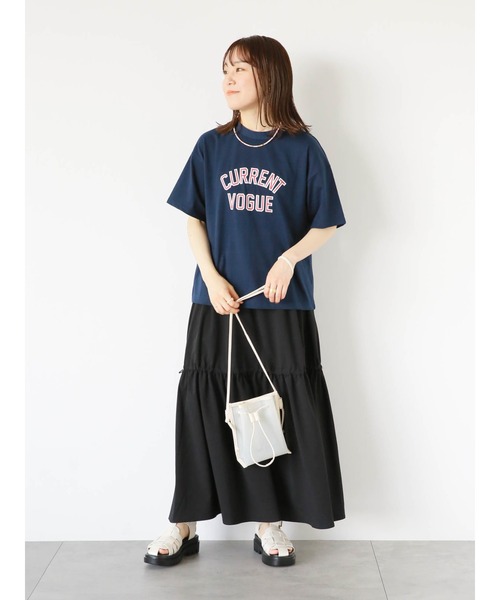 ehka sopo（エヘカソポ）の「ドロストボリュームスカート（スカート・レディース・グレー/ブラック/カーキ・F）」の21枚目の写真