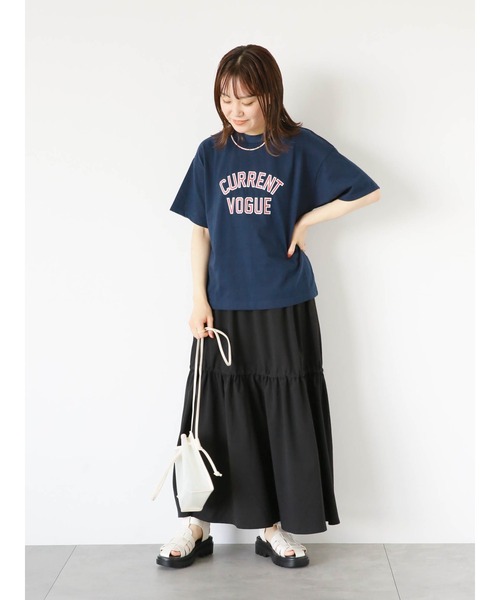 ehka sopo（エヘカソポ）の「ドロストボリュームスカート（スカート・レディース・グレー/ブラック/カーキ・F）」の22枚目の写真