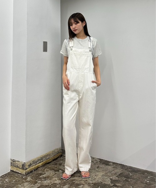 EPIMI E'PIMMY（エピミエピミー）の「配色ステッチラグランTシャツ（Tシャツ/カットソー・レディース・オートミール/ブラック/オフホワイト・MEDIUM）」の8枚目の写真