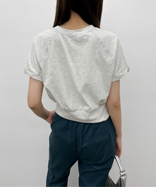 EPIMI E'PIMMY（エピミエピミー）の「配色ステッチラグランTシャツ（Tシャツ/カットソー・レディース・オートミール/ブラック/オフホワイト・MEDIUM）」の17枚目の写真