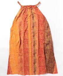 【チャイハネ】インド象プリントキャミワンピース