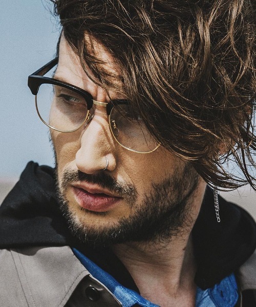 NO ID.（ノーアイディ）の「mko11324-ﾎﾞｽﾄﾝｱｲｳｪｱ（メガネ・メンズ・ブラック・ONE SIZE）」の2枚目の写真