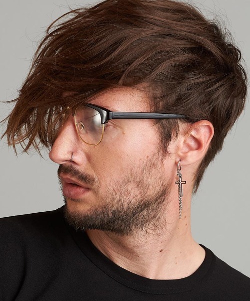 NO ID.（ノーアイディ）の「mko11324-ﾎﾞｽﾄﾝｱｲｳｪｱ（メガネ・メンズ・ブラック・ONE SIZE）」の5枚目の写真