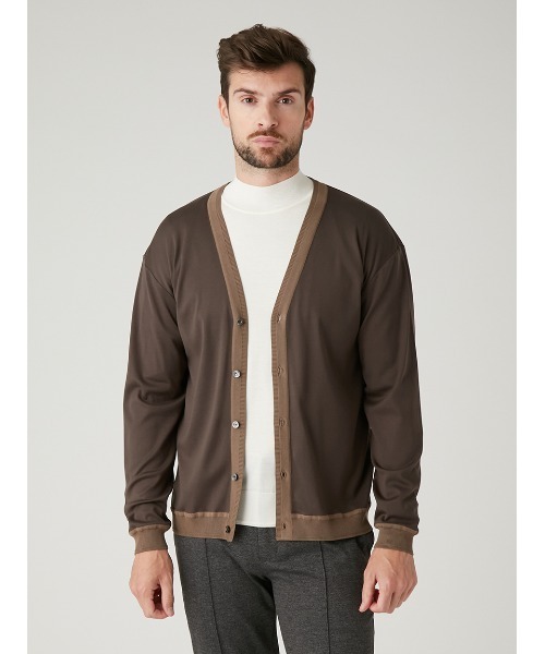 AOURE(アウール)の「WEGNER デザインカーディガン(その他トップス・メンズ・オフホワイト/ブラック/カーキ・LARGE/MEDIUM)」の19枚目の写真