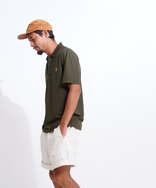 GIORDANO（ジョルダーノ）の「[ GIORDANO ] スモールライオン刺繍UVカットポロシャツ (ユニセックス)（ポロシャツ・レディース・ホワイト/ブラック/グリーン・MEDIUM/LARGE/X-LARGE）」の21枚目の写真