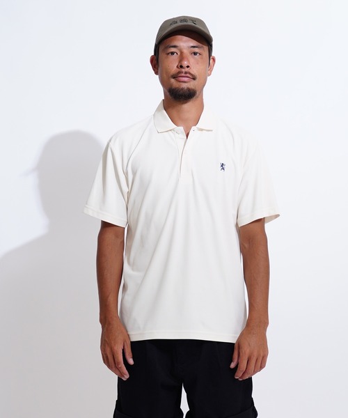 GIORDANO（ジョルダーノ）の「[ GIORDANO ] スモールライオン刺繍UVカットポロシャツ (ユニセックス)（ポロシャツ・レディース・ホワイト/ブラック/グリーン・MEDIUM/LARGE/X-LARGE）」の22枚目の写真
