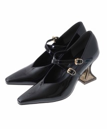 クロスストラップメリージェーンパンプス