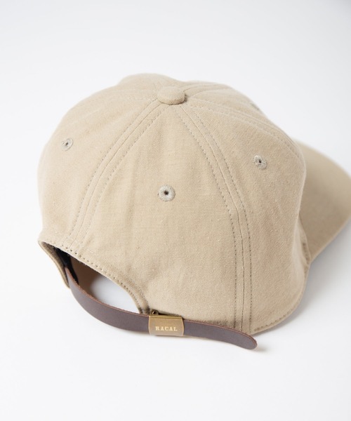 RACAL(ラカル)の「【Racal】Flat visor cap / RL-23-1296(キャップ・メンズ・ナチュラル/ブラック/ベージュ/ネイビー・FREE)」の17枚目の写真