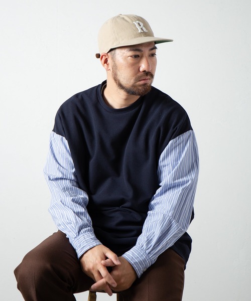 RACAL(ラカル)の「【Racal】Flat visor cap / RL-23-1296(キャップ・メンズ・ナチュラル/ブラック/ベージュ/ネイビー・FREE)」の14枚目の写真