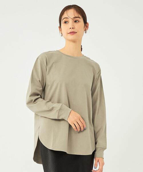 vlas blomme☆オーガニックベルギーリネンロングTシャツ/オートミール♪ 新生活のおしゃれを支える、こだわりのリネンシャツ。 | STORY
