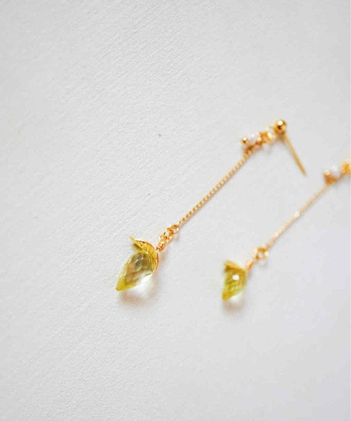 【MISSOMA】ビーズ ストーン ロング ピアス 関税込 MISSOMA】ビーズ ストーン ロング ピアス 関税込 (MISSOMA