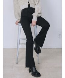 EMODA | デザインポケットハイウエストフレアパギンス(デニムパンツ)