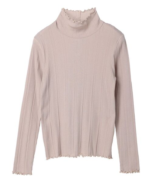 etre tokyo♡新品シアータートルネックプルオーバー♡ベージュ ブラウン etre tokyo♡新品シアータートルネックプルオーバー♡ベージュ
