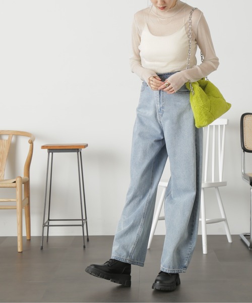 FREE'S MART(フリーズマート)の「◆ギャザーハンドルパネルバッグ(ショルダーバッグ・レディース・シルバー/グリーン/ブラック・フリ-)」の11枚目の写真