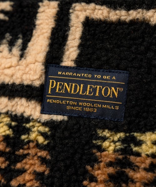 PENDLETON（ペンドルトン）の「∴【 PENDLETON / ペンドルトン 】 ボア素材 ミニトートバッグ BOA TOTE（トートバッグ・レディース・ブラック/オフホワイト/ブラウン・FREE）」の17枚目の写真