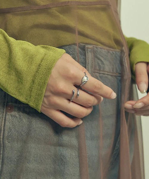 GOLDY（ゴールディ）の「【GOLDY】ラインパールセットリング / 5230804※（リング・レディース・ピンク/シルバー/ゴールド・FREE）」の10枚目の写真